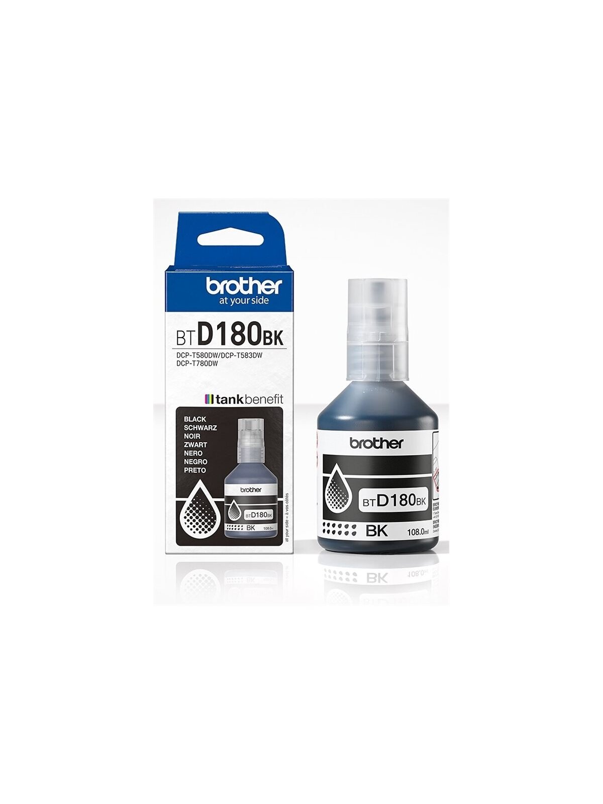 Brother BTD180BK | Ink Bottle | Black 1