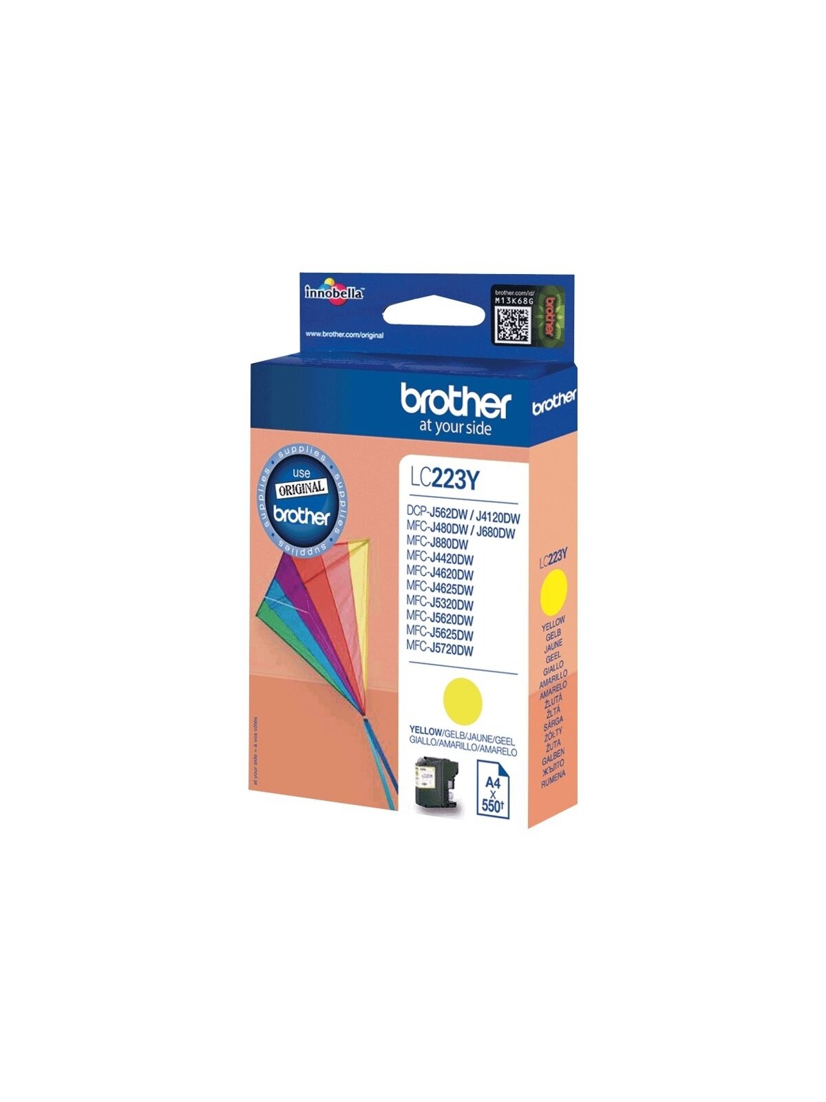 Brother LC-223Y | Ink Cartridge | Yellow Brother LC-223Y | Ink Cartridge | Yellow