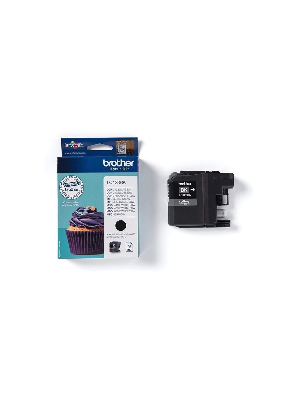 Brother LC123BK | Ink Cartridge | Black 4 Brother LC123BK | Ink Cartridge | Black 4
