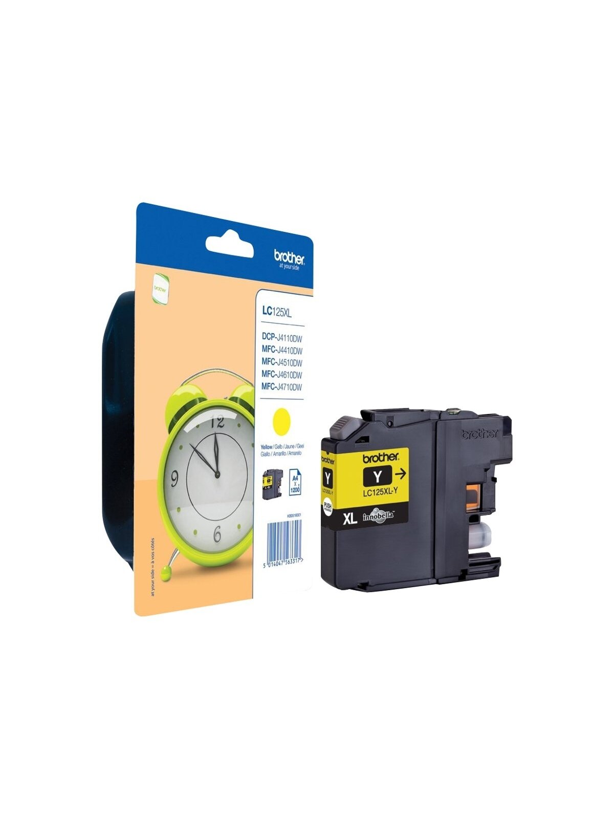 Brother LC125XLY | Ink Cartridge | Yellow 5 Brother LC125XLY | Ink Cartridge | Yellow 5