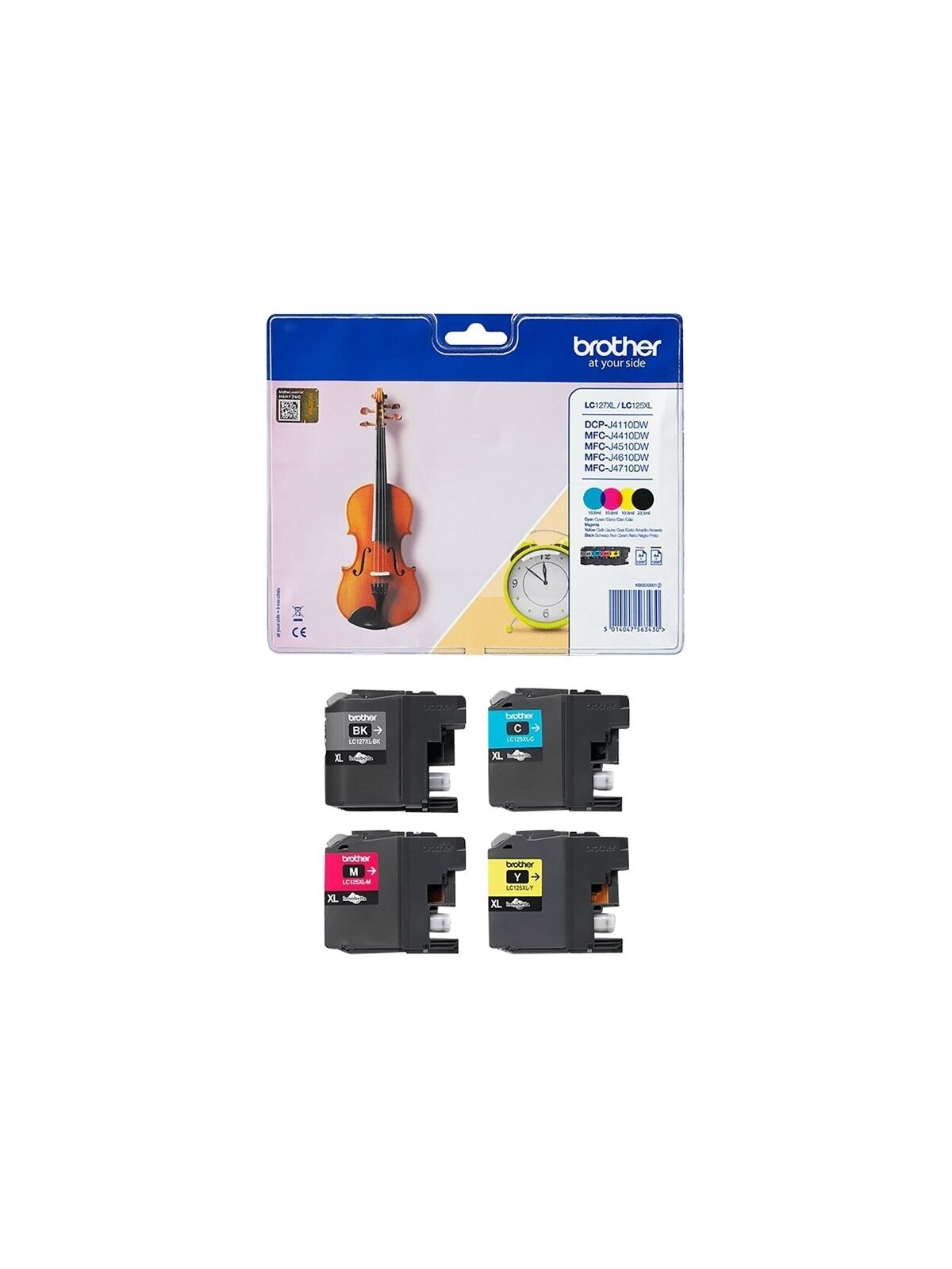 Brother LC127XLVALBP | Ink Cartridge | Black, Cyan, Magenta, Yellow 2 Brother LC127XLVALBP | Ink Cartridge | Black, Cyan, Magenta, Yellow 2