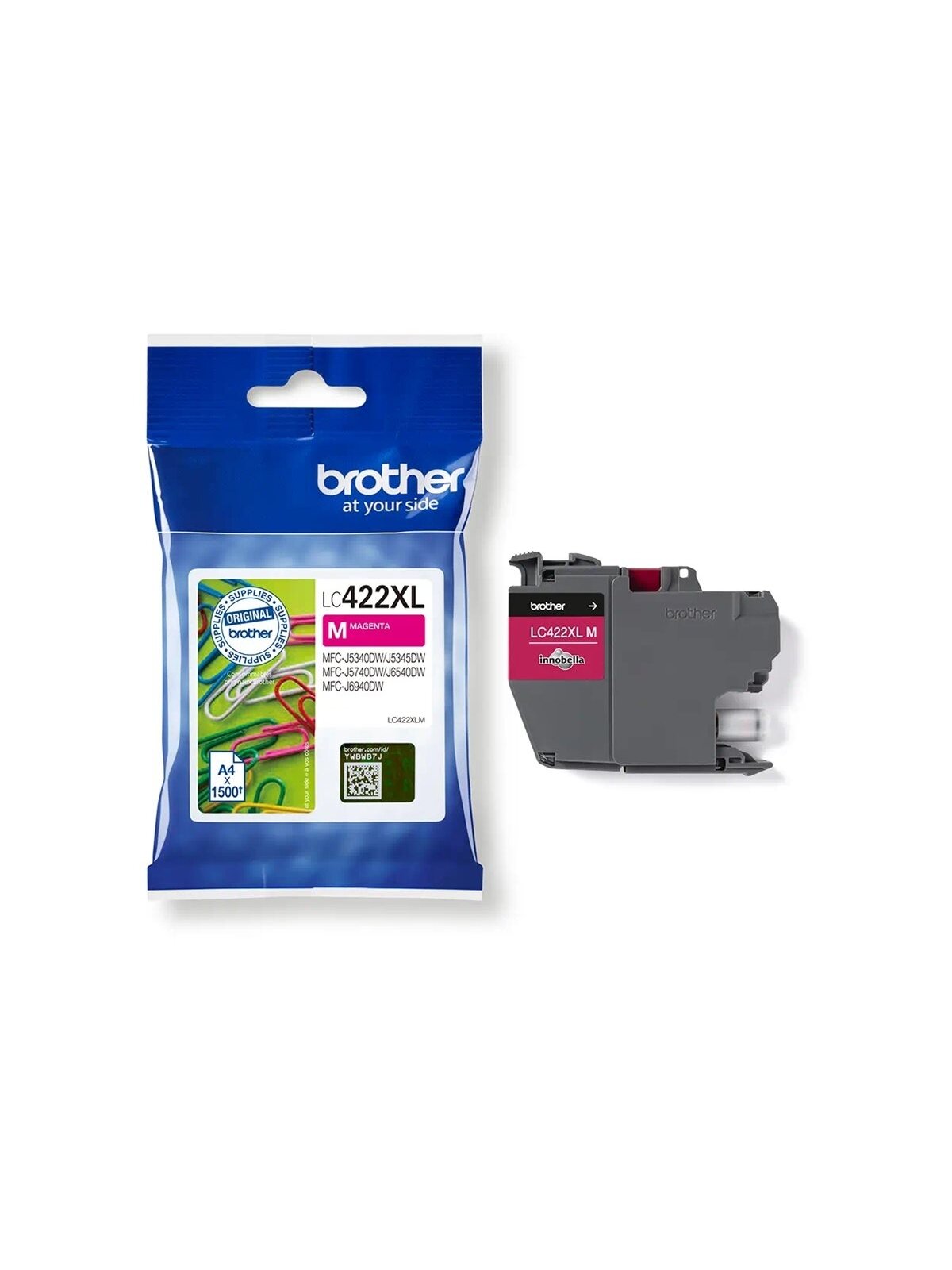 Brother LC422XLM | Ink Cartridge | Magenta 1