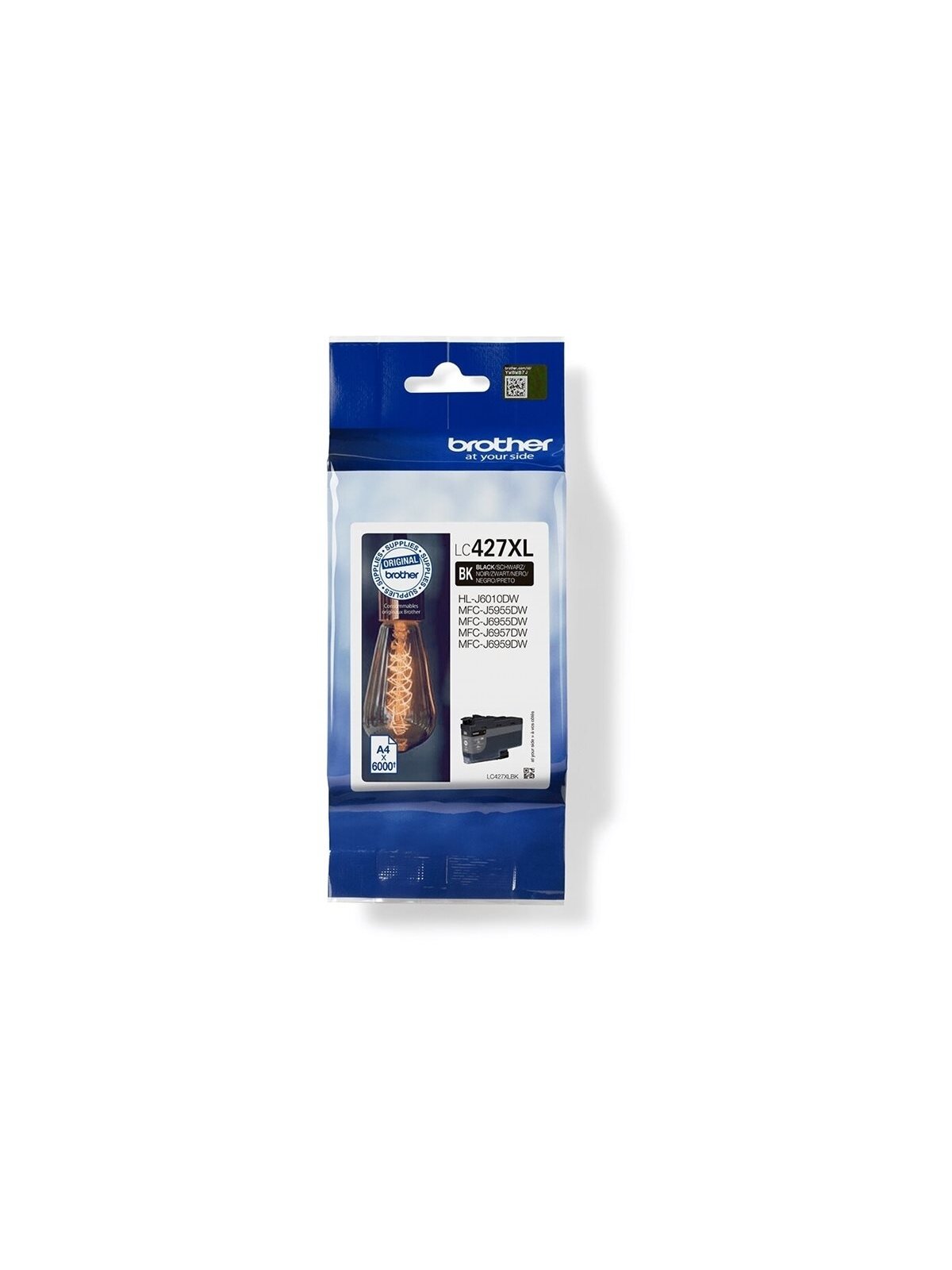 Brother LC427XLBK | Ink Cartridge | Black Brother LC427XLBK | Ink Cartridge | Black