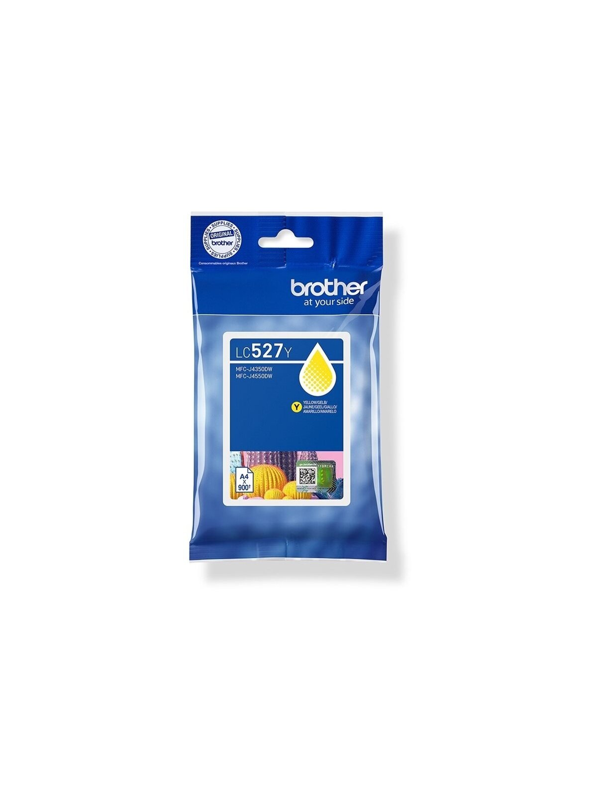 Brother LC527Y | Ink Cartridge | Yellow Brother LC527Y | Ink Cartridge | Yellow