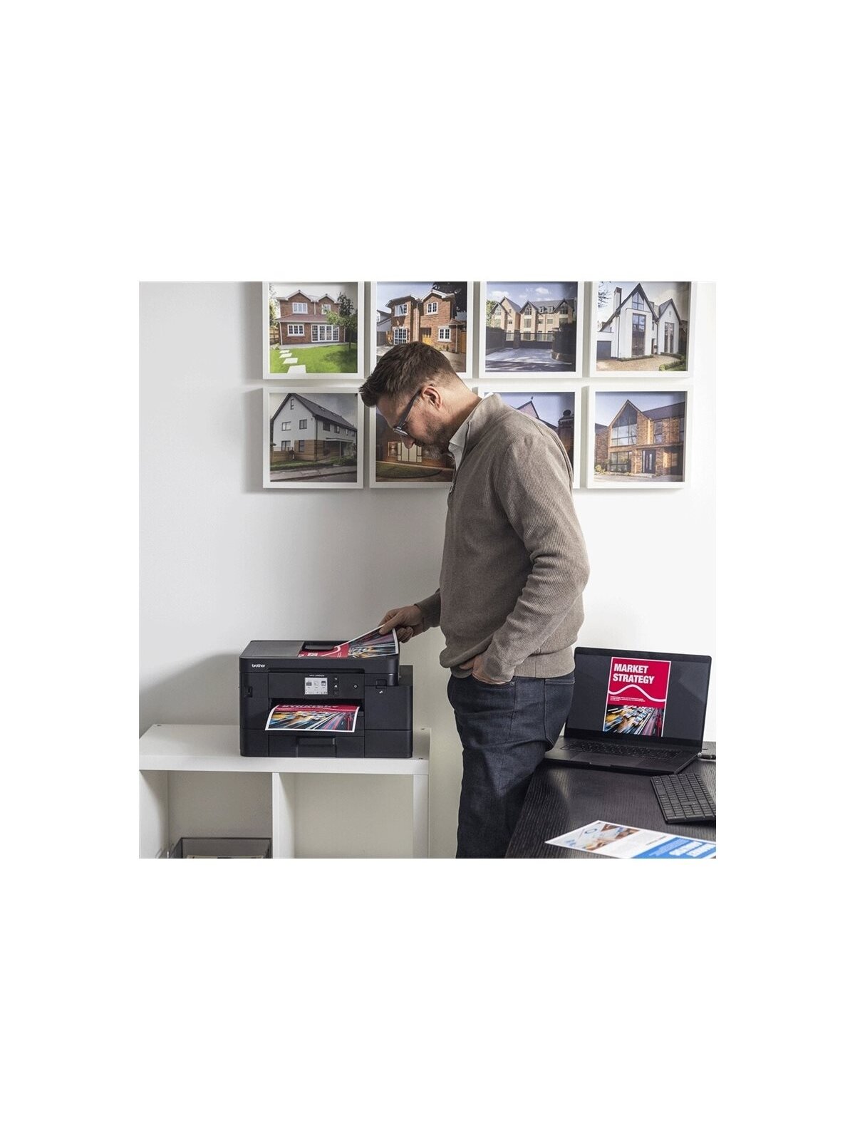 Brother | Multifunctional printer | MFC-J4550DW | Inkjet | Colour | All-in-one | A4 | Wi-Fi | Black 5