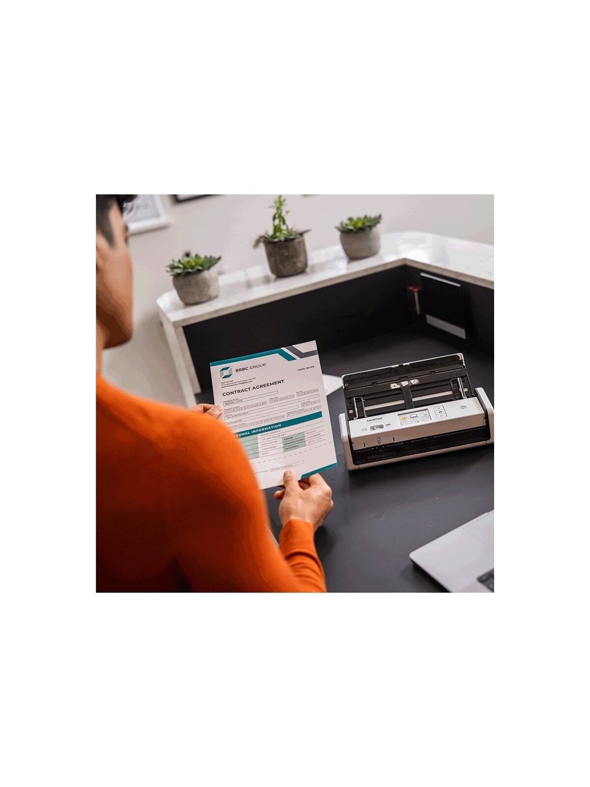 Brother Portable, Compact Document Scanner | ADS-1800W | Color | Document Scanner 7