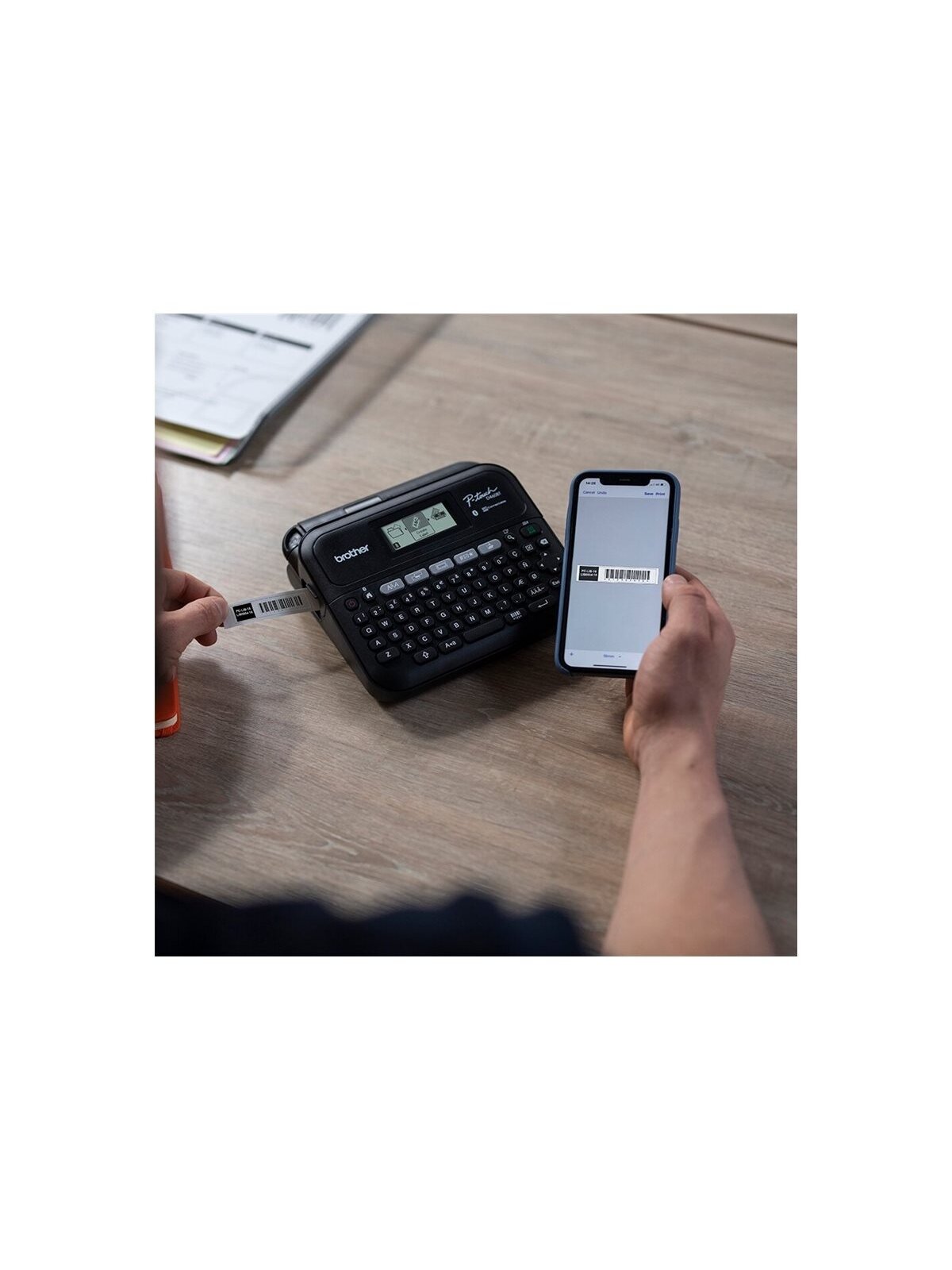 Brother PT-D460BTVP | Mono | Thermal | Label Printer | Black 5