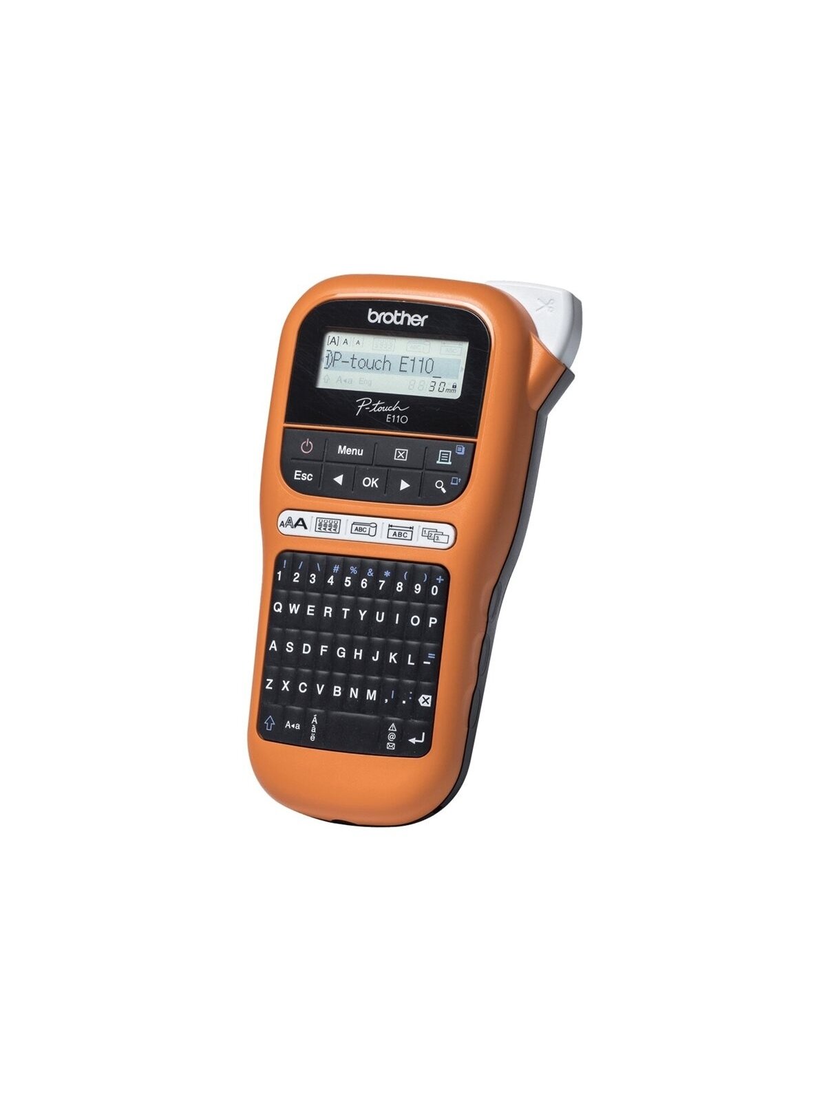 Brother PTE110VP | Thermal | Label Printer | Orange 1 Brother PTE110VP | Thermal | Label Printer | Orange 1