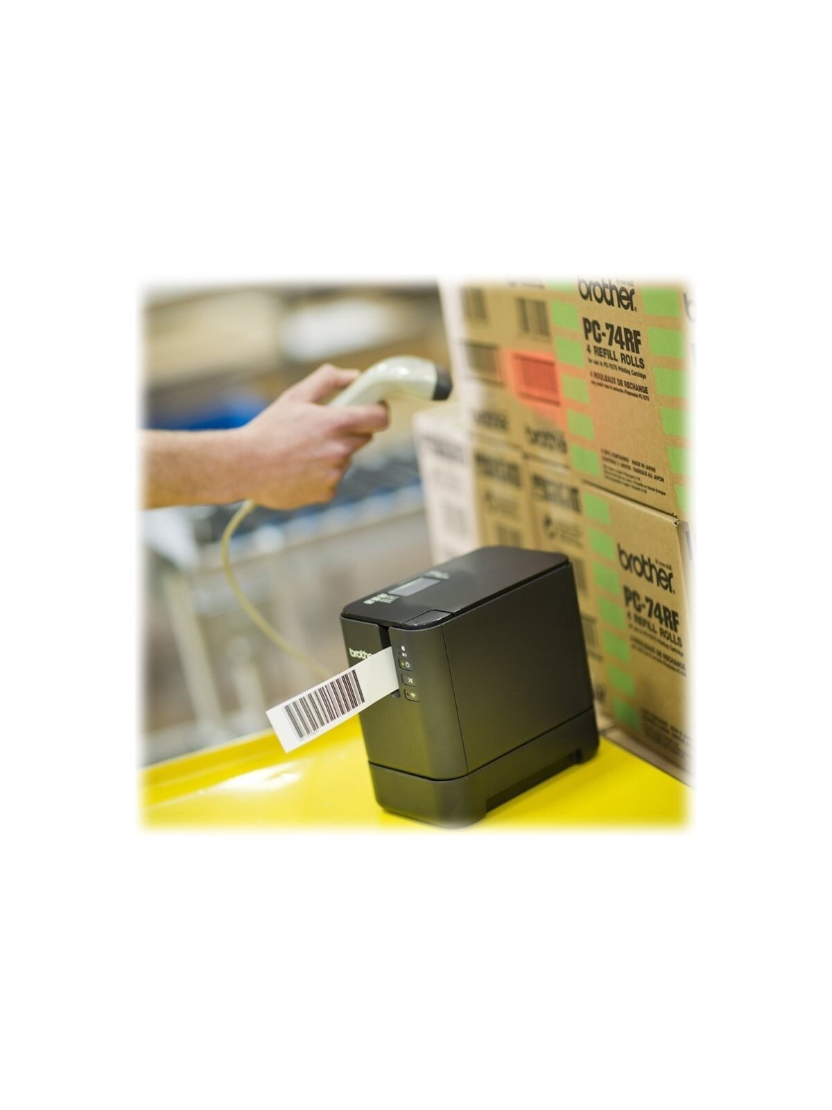 Brother PTP950NW | Mono | Thermal transfer | PC Professional label printer | Wi-Fi | Black 4