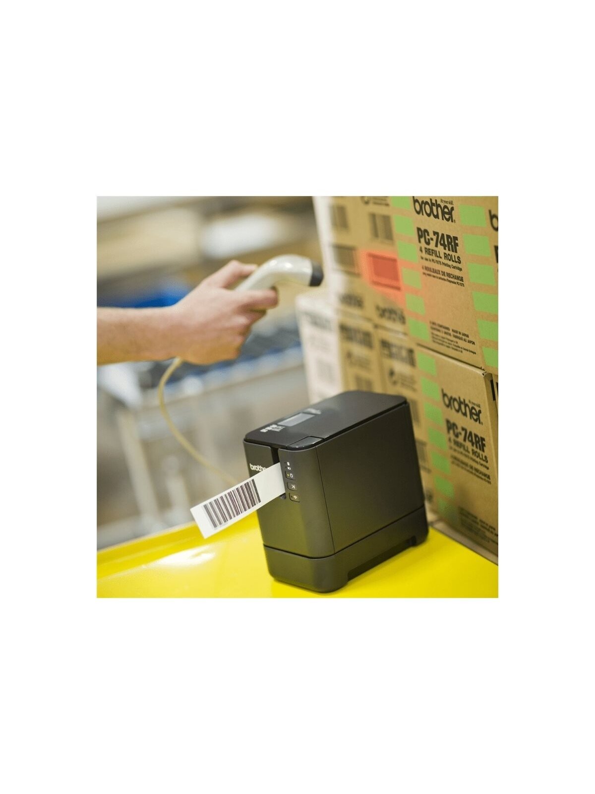 Brother PTP950NW | Mono | Thermal transfer | PC Professional label printer | Wi-Fi | Black 5