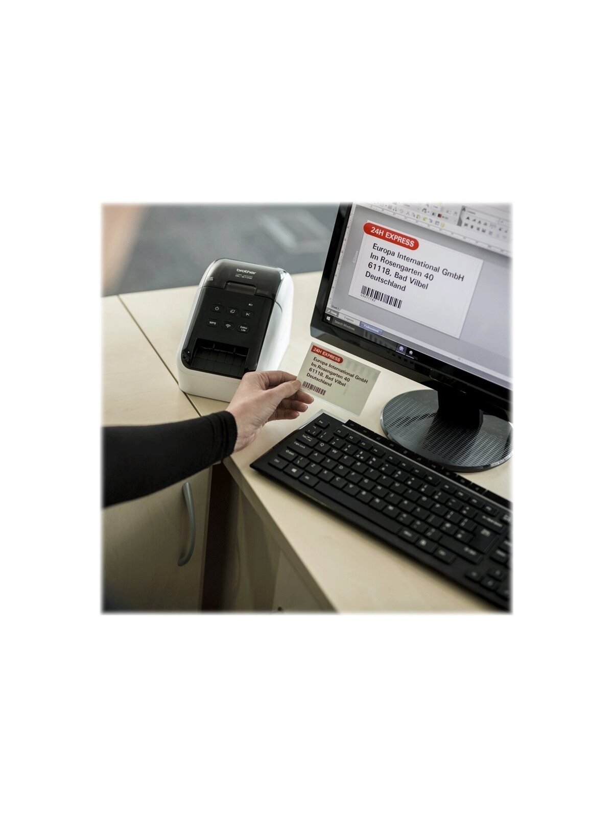 Brother QL-810WC | Mono | Thermal | Label Printer | Wi-Fi 3