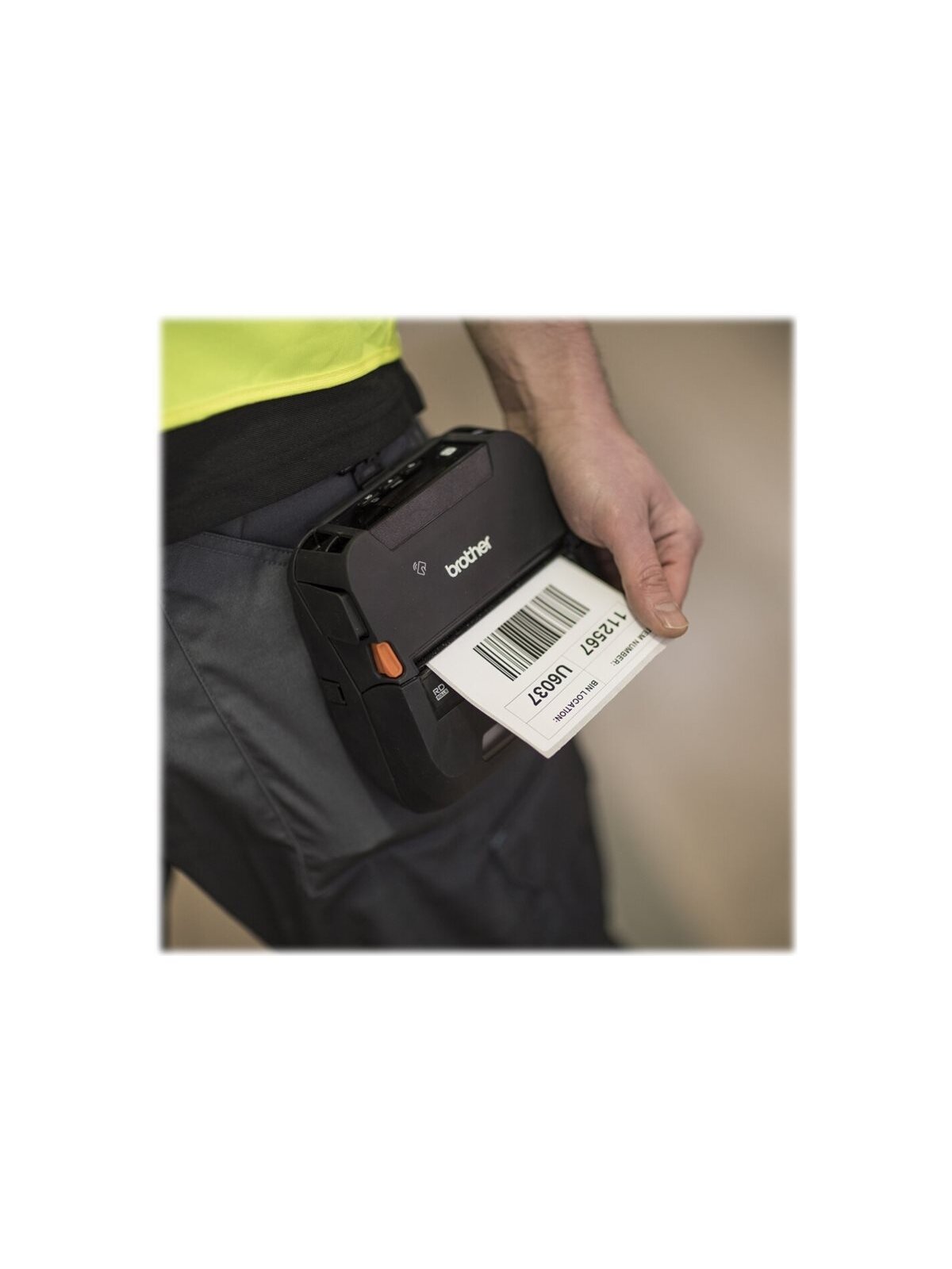 Brother RJ-430B | Monochrome | Direct thermal | Label Printer | Black 4