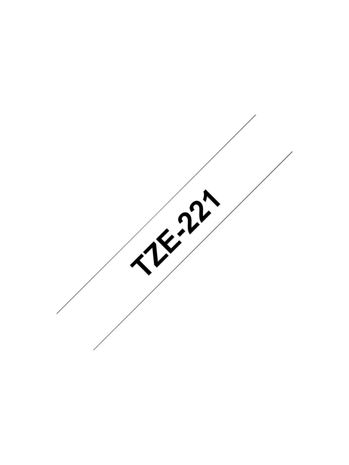 Brother | TZe-221 Laminated Tape | Black on White | TZe | 8 m | 9 cm 2 Brother | TZe-221 Laminated Tape | Black on White | TZe | 8 m | 9 cm 2