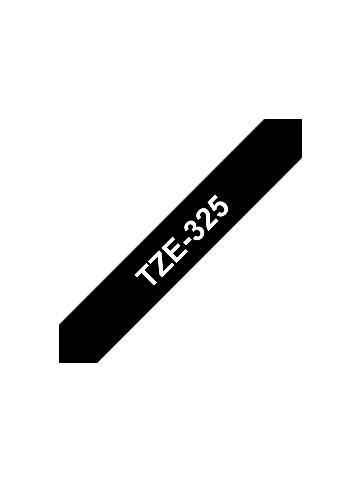Brother | TZe-325 Laminated Tape | White on Black | TZe | 8 m | 9 cm 4 Brother | TZe-325 Laminated Tape | White on Black | TZe | 8 m | 9 cm 4