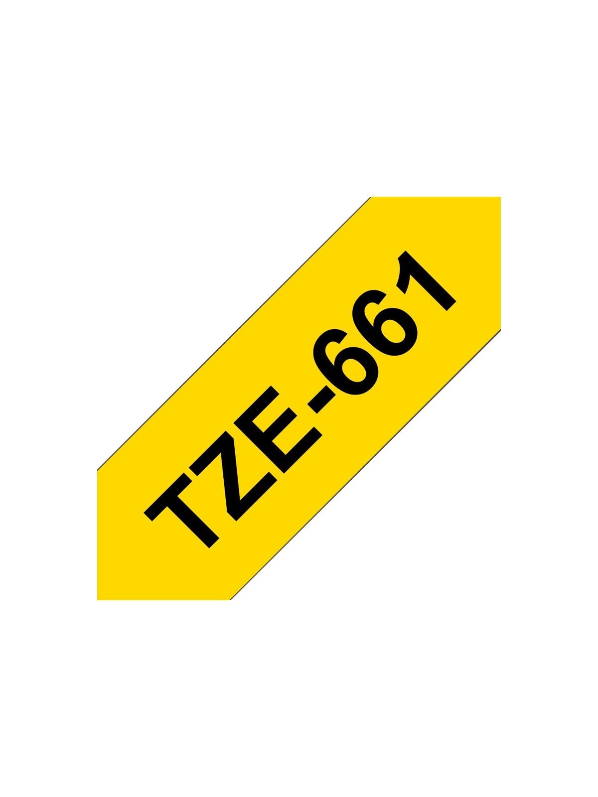 Brother | TZe-661 Laminated Tape | Black on Yellow | TZe | 8 m | 3.6 cm 1 Brother | TZe-661 Laminated Tape | Black on Yellow | TZe | 8 m | 3.6 cm 1