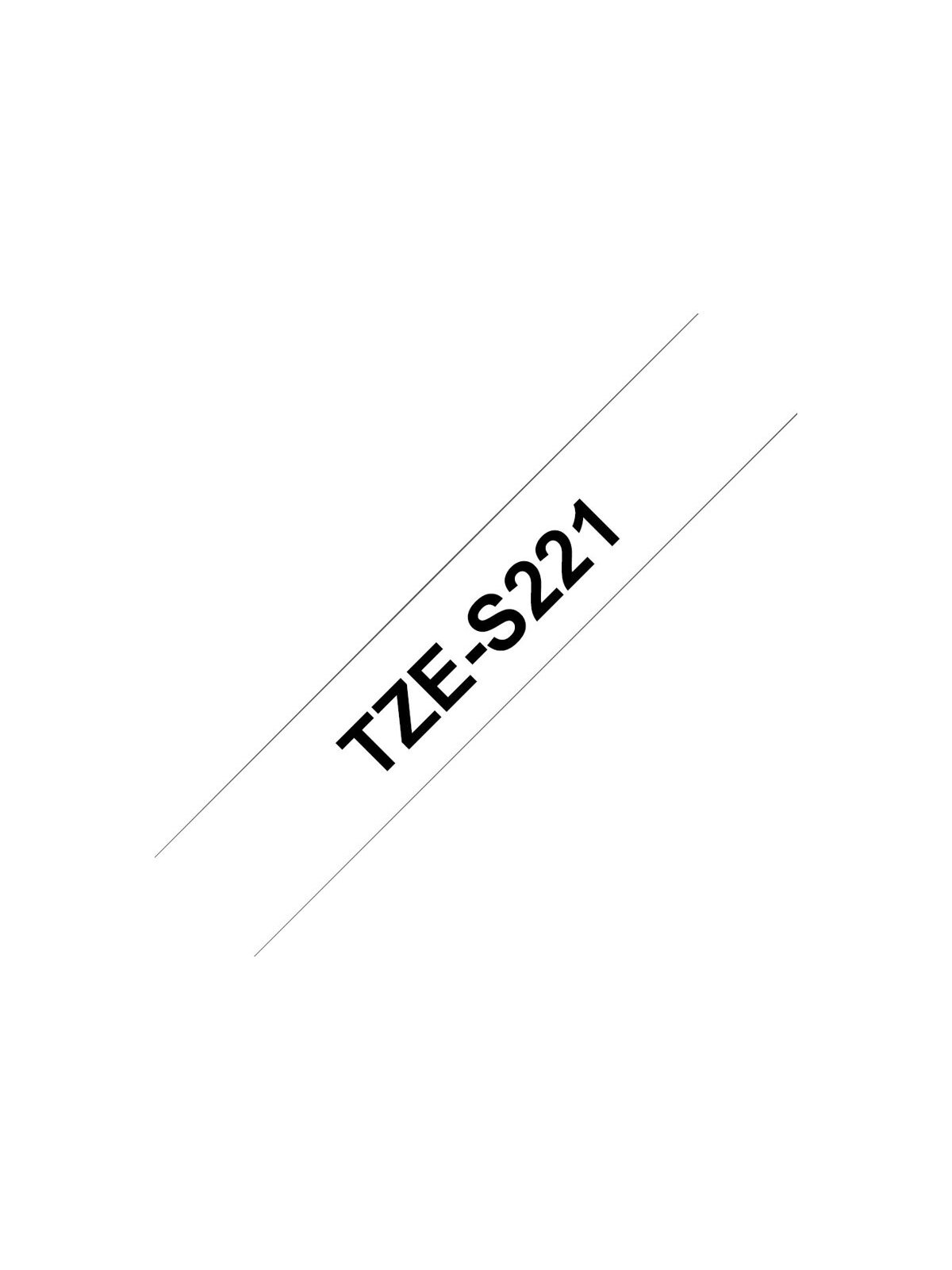 Brother | TZe-S221 Strong Adhesive Laminated Tape | Black on White | TZe | 8 m | 9 cm 5 Brother | TZe-S221 Strong Adhesive Laminated Tape | Black on White | TZe | 8 m | 9 cm 5