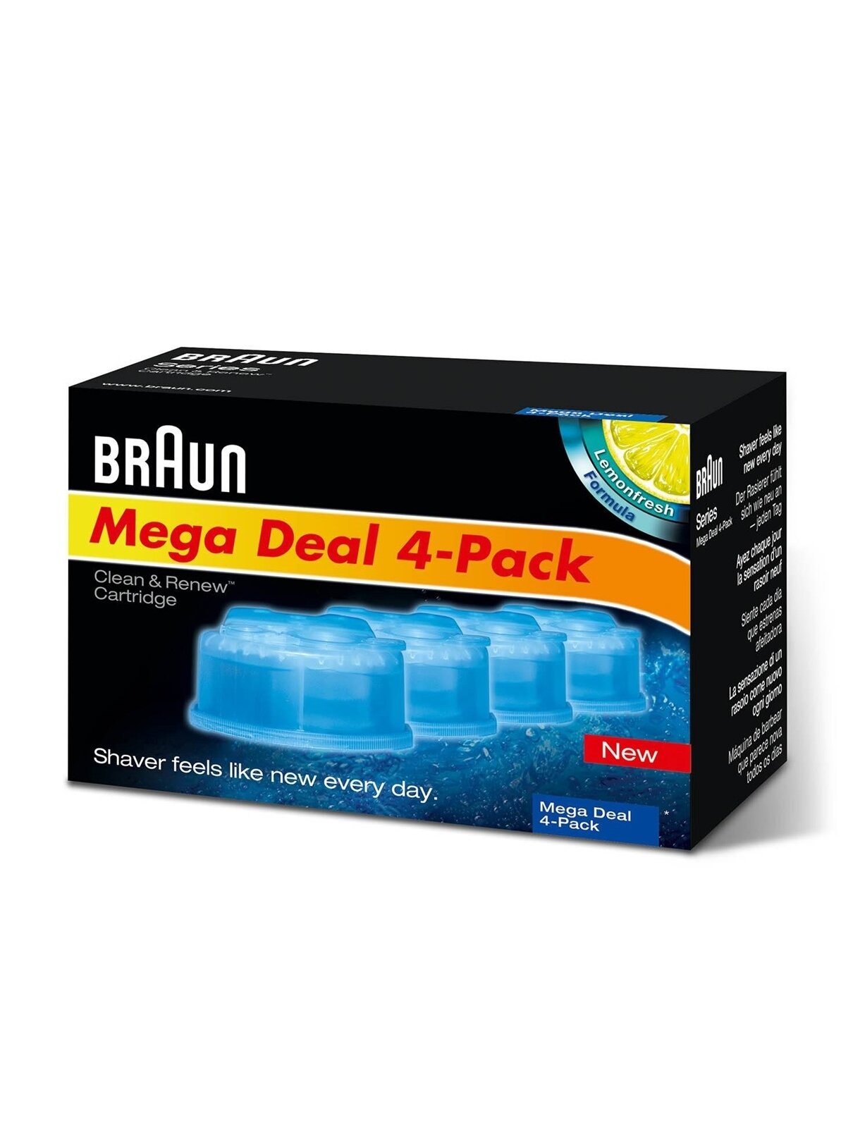 Braun | Refills 4 Pack | Clean and Renew CCR4 3+1 Braun | Refills 4 Pack | Clean and Renew CCR4 3+1