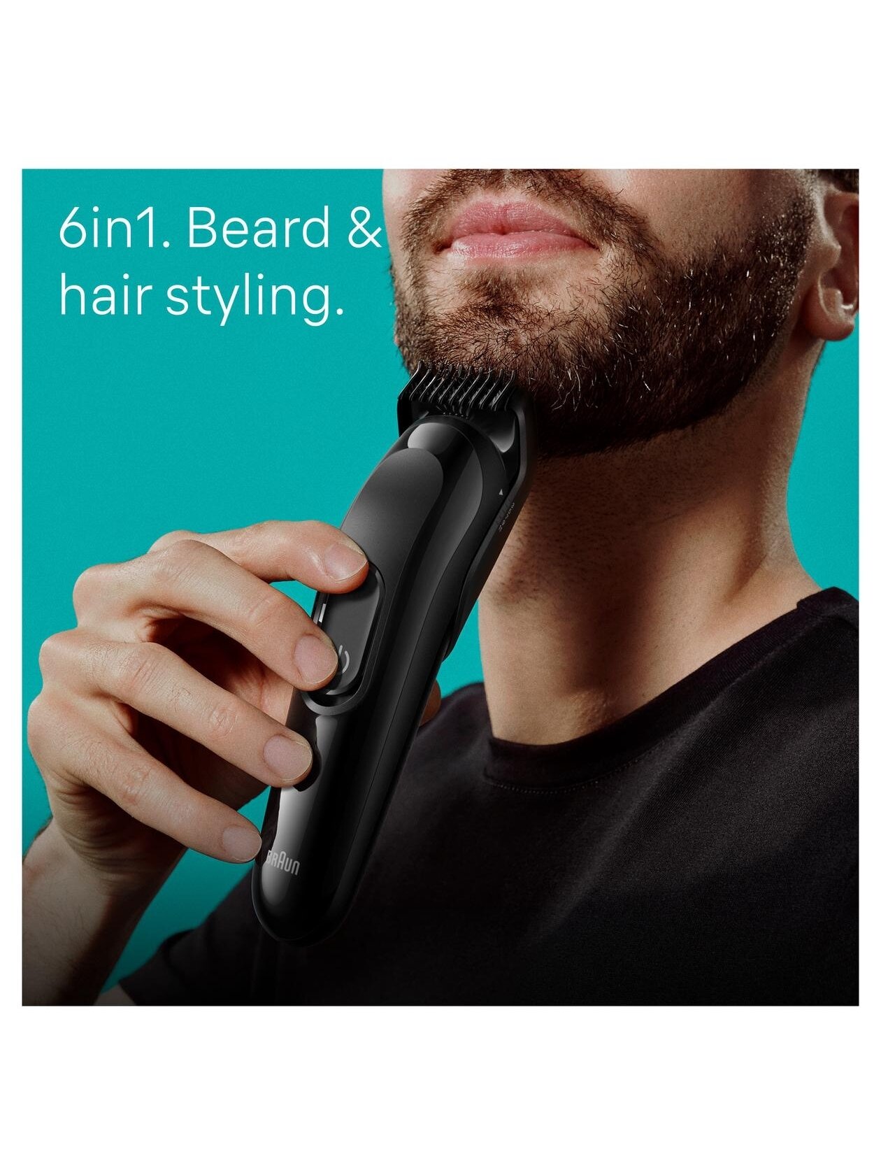 Braun Trimmer | 6-in-1 Style Kit 3 MGK3410 | Cordless | Number of length steps 13 | Black 3 Braun Trimmer | 6-in-1 Style Kit 3 MGK3410 | Cordless | Number of length steps 13 | Black 3