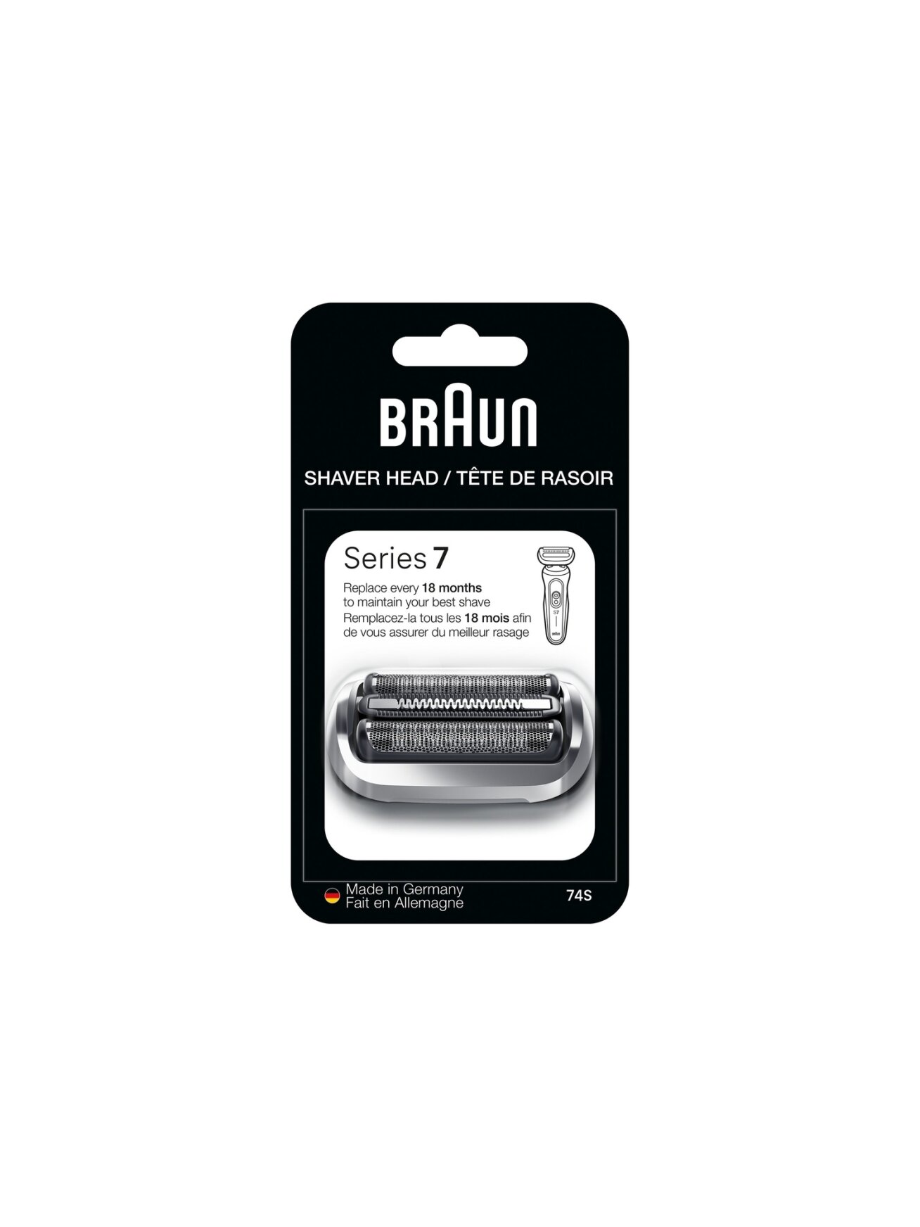 Braun 74S Shaver Replacement Head Series 7, Silver 1