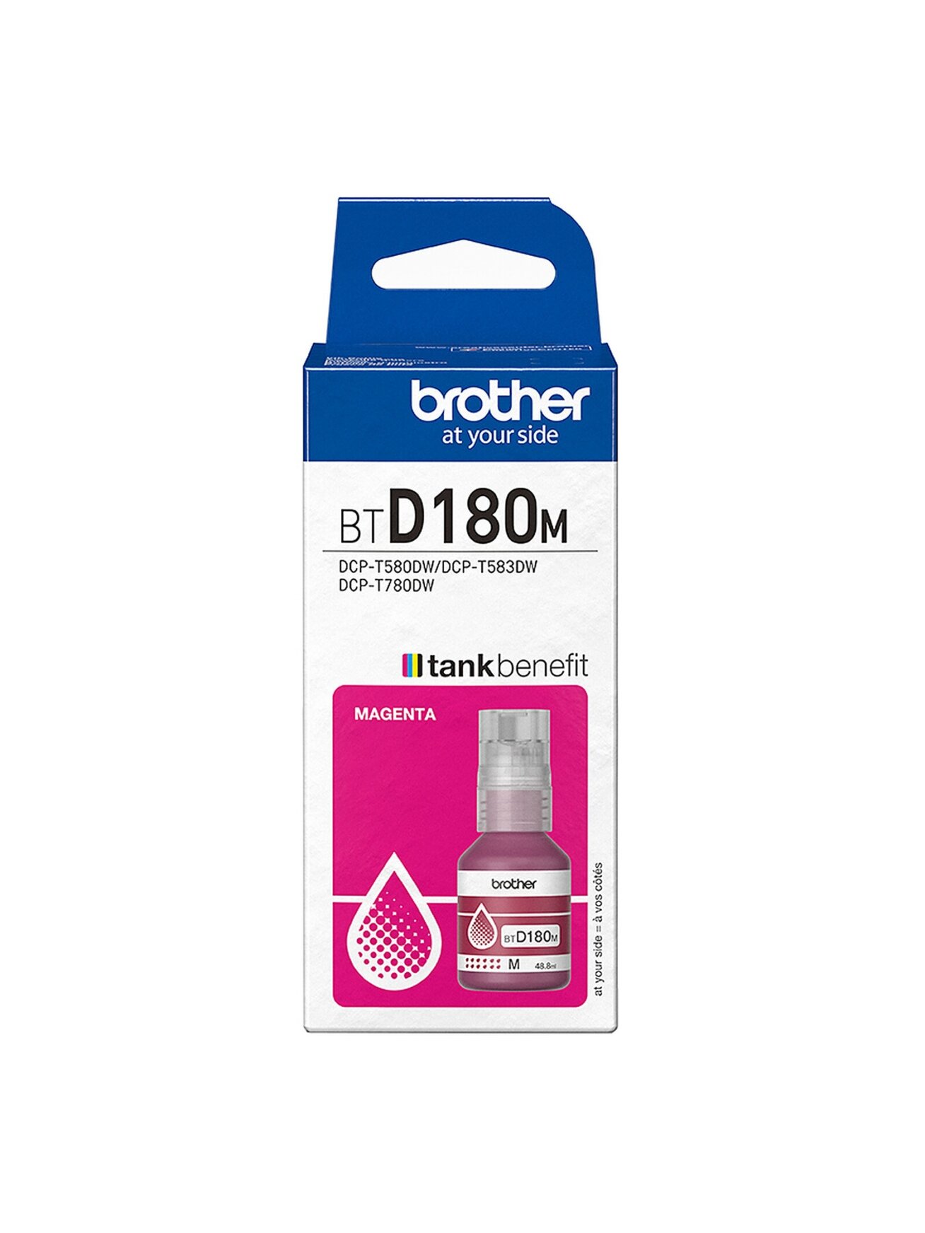 Brother BTD180M | Ink refill | Magenta Brother BTD180M | Ink refill | Magenta