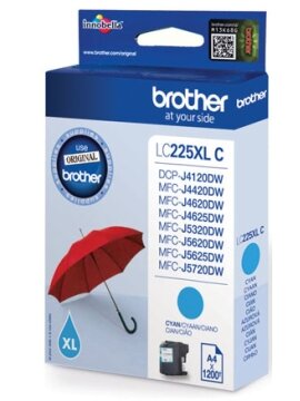 Brother LC-225XLC | Ink Cartridge | Cyan 5 Brother LC-225XLC | Ink Cartridge | Cyan 5