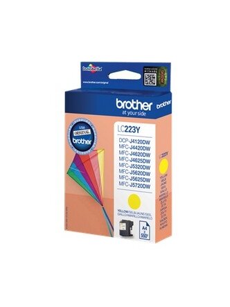 Brother LC-223Y | Ink Cartridge | Yellow 6 Brother LC-223Y | Ink Cartridge | Yellow 6