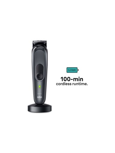 Braun | 17-in-1 Multi-grooming Style Kit | MGK7491 | Cordless | Number of length steps 13 | Grey