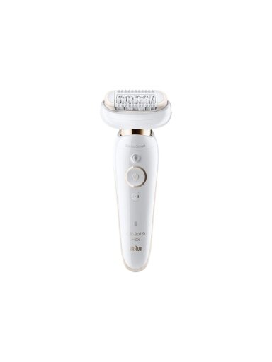 Braun Epilator | SES9-030 3D Silk-Epilk 9 Flex | Operating time (max) 50 min | Number of power levels 2 | Wet & Dry | White/Rose