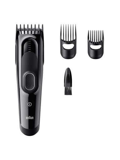 Braun Hair Clipper | HC5530 Series 5 | Cordless | Number of length steps 17 | Black