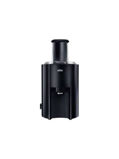 Braun | J 300 BK | Type Automatic juicer | Black | 800 W | Extra large fruit input | Number of speeds 2 Braun | J 300 BK | Type Automatic juicer | Black | 800 W | Extra large fruit input | Number of speeds 2