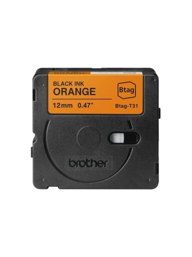 Brother BTAG-T31 | Black on Orange | Btag Brother BTAG-T31 | Black on Orange | Btag
