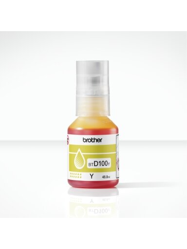 Brother BTD100Y | Ink Bottle | Yellow Brother BTD100Y | Ink Bottle | Yellow