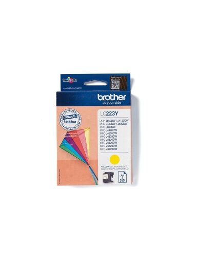Brother LC-223Y | Ink Cartridge | Yellow Brother LC-223Y | Ink Cartridge | Yellow