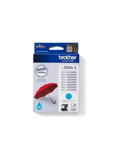 Brother LC-225XLC | Ink Cartridge | Cyan Brother LC-225XLC | Ink Cartridge | Cyan