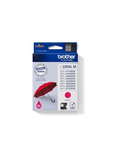 Brother LC-225XLM | Ink Cartridge | Magenta Brother LC-225XLM | Ink Cartridge | Magenta