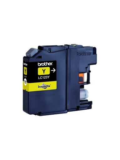 Brother LC123Y | Ink Cartridge | Yellow Brother LC123Y | Ink Cartridge | Yellow