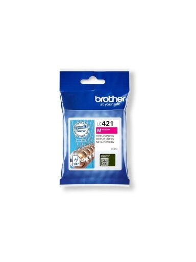 Brother LC421M | Ink Cartridges | Magenta Brother LC421M | Ink Cartridges | Magenta