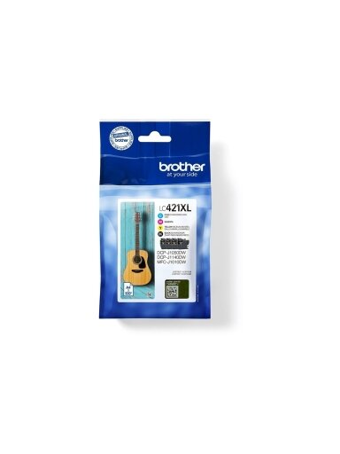 Brother LC421XLVAL Ink Cartridge Multipack | Brother Brother LC | LC421XLVAL | Brother LC421XL - 4-pack - XL - black, yellow, cyan, magenta - original - ink cartridge | Ink cartridge | Black, yellow, cyan, magenta Brother LC421XLVAL Ink Cartridge Multipack | Brother Brother LC | LC421XLVAL | Brother LC421XL - 4-pack - XL - black, yellow, cyan, magenta - original - ink cartridge | Ink cartridge | Black, yellow, cyan, magenta