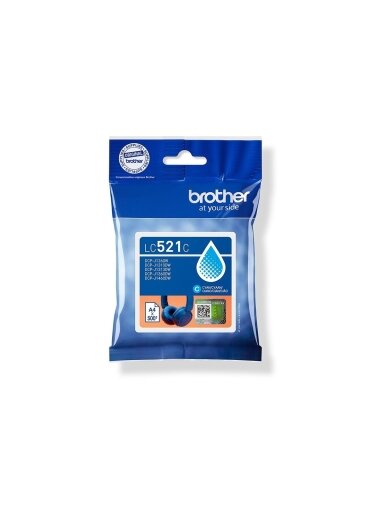 Brother LC521C | Ink Cartridges | Cyan Brother LC521C | Ink Cartridges | Cyan