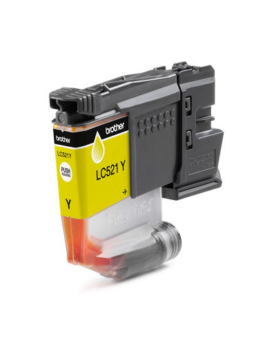 Brother LC521Y | Ink Cartridges | Yellow Brother LC521Y | Ink Cartridges | Yellow