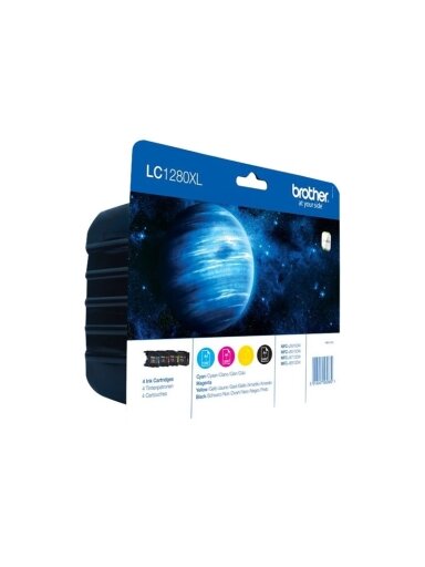 Brother Multipack | LC1280XL | Ink Cartridge | Magenta, Cyan, Yellow, Black Brother Multipack | LC1280XL | Ink Cartridge | Magenta, Cyan, Yellow, Black