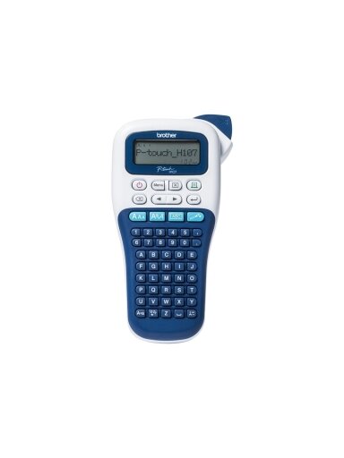 Brother PTH-107BRE1 | Mono | Thermal | Label Printer | White/ Blue Brother PTH-107BRE1 | Mono | Thermal | Label Printer | White/ Blue