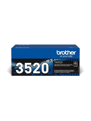 Brother TN-3520 | Toner Cartridge | Black Brother TN-3520 | Toner Cartridge | Black