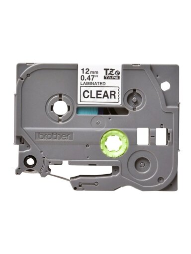 Brother | TZe-131 Laminated Tape | Black on Clear | TZe | 8 m | 1.2 cm Brother | TZe-131 Laminated Tape | Black on Clear | TZe | 8 m | 1.2 cm