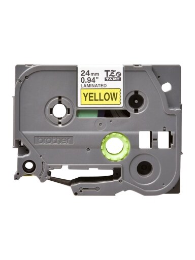 Brother | TZe-651 Laminated Tape | Black On Yellow | TZe | 8 m | 2.4 cm Brother | TZe-651 Laminated Tape | Black On Yellow | TZe | 8 m | 2.4 cm