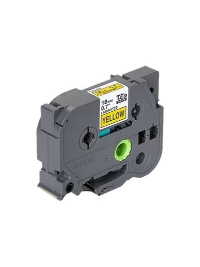 Brother | TZe-641 Laminated Tape | Black On Yellow | TZe | 8 m | 1.8 cm 3 Brother | TZe-641 Laminated Tape | Black On Yellow | TZe | 8 m | 1.8 cm 3