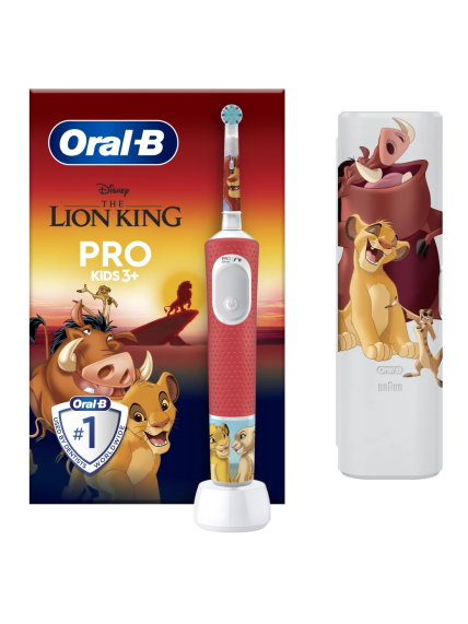 Braun | Electric Toothbrush | Vitality PRO Kids 3+ Lion King | Rechargeable | For children | Number of brush heads included 1 | Number of teeth brushing modes 2 1 Braun | Electric Toothbrush | Vitality PRO Kids 3+ Lion King | Rechargeable | For children | Number of brush heads included 1 | Number of teeth brushing modes 2 1