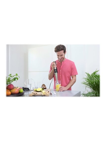 Braun | Hand Blender | MQ9138XI MultiQuick 9 | Hand Blender | 1200 W | Number of speeds 3 | Chopper | Ice crushing | Black/Stainless Steel 4