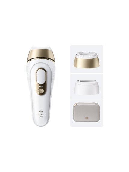 Braun IPL Epilator | Silk expert Pro 5 PL5210 | Number of power levels 3 | White/Gold 2