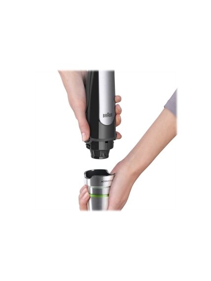 Braun | MQ7087 | Hand Blender | 1000 W | Number of speeds 1 | Black 6